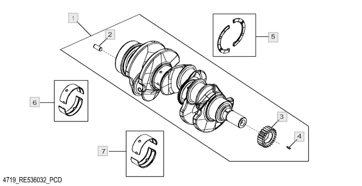 Ổ đỡ trục khuỷu 4719